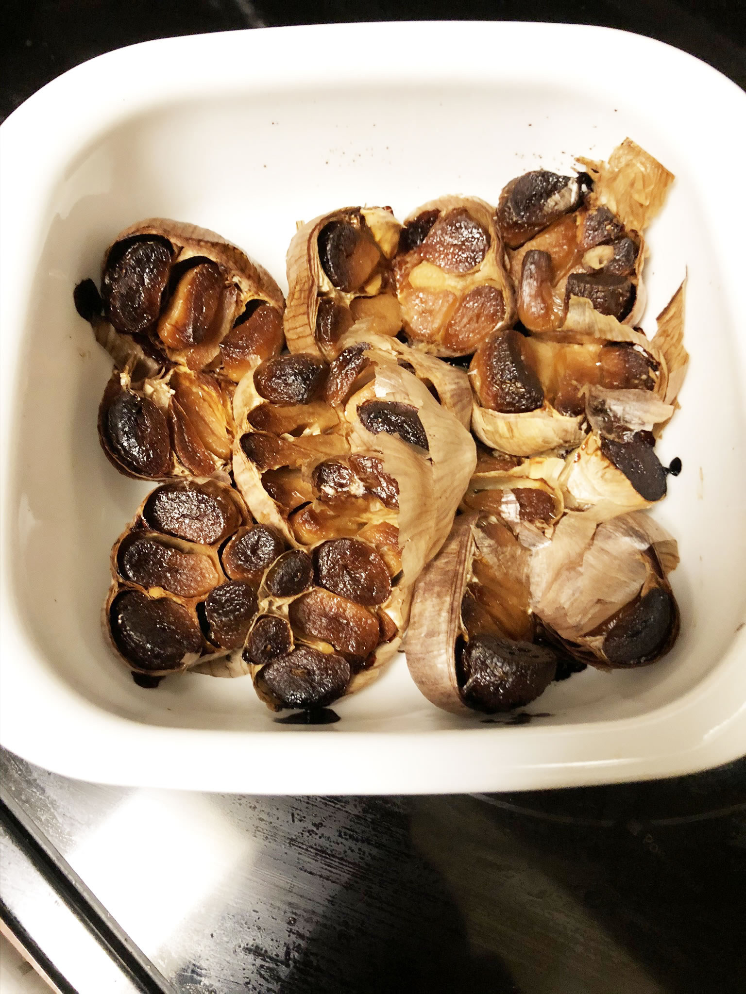 Arbol-roasted garlic